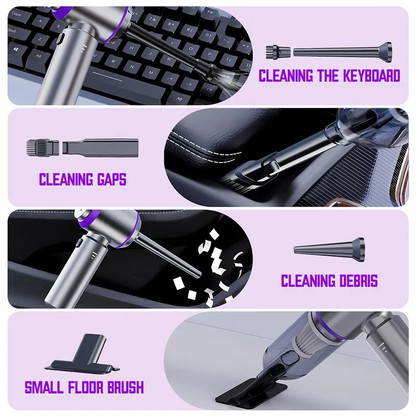 TurboVac™ Cordless 3-in-1 Car Vacuum Cleaner (16,000Pa)