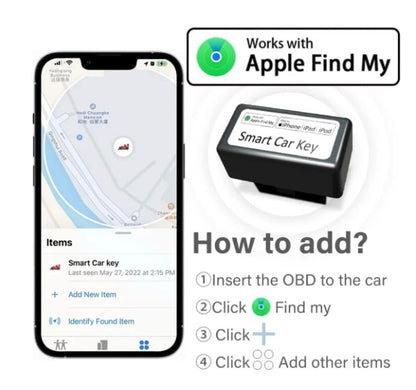 Smart OBD Vehicle Locator for Apple